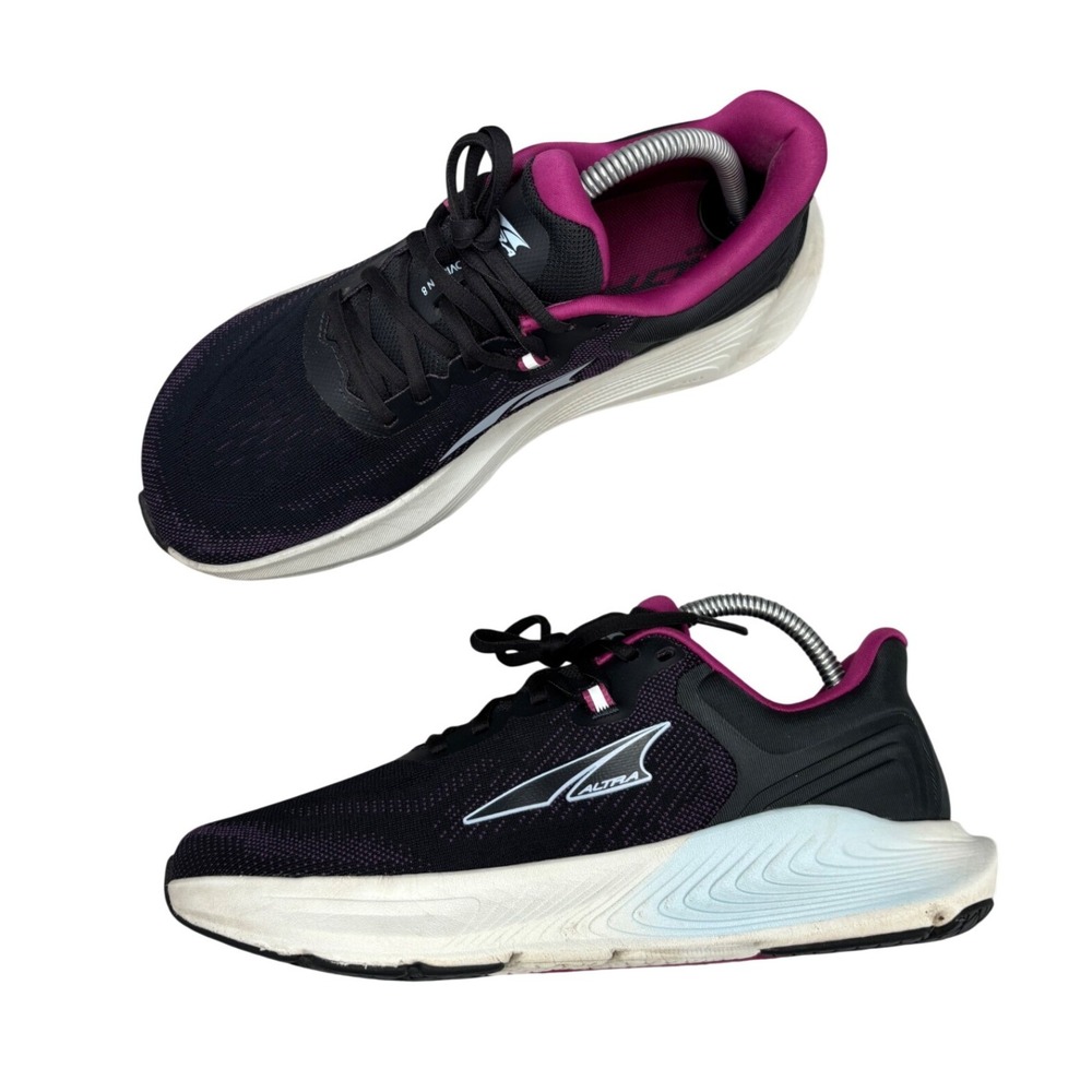 Altra Provision 8 Shoes Black Purple Mesh Running Sneaker Zero Drop Women's 8.5
